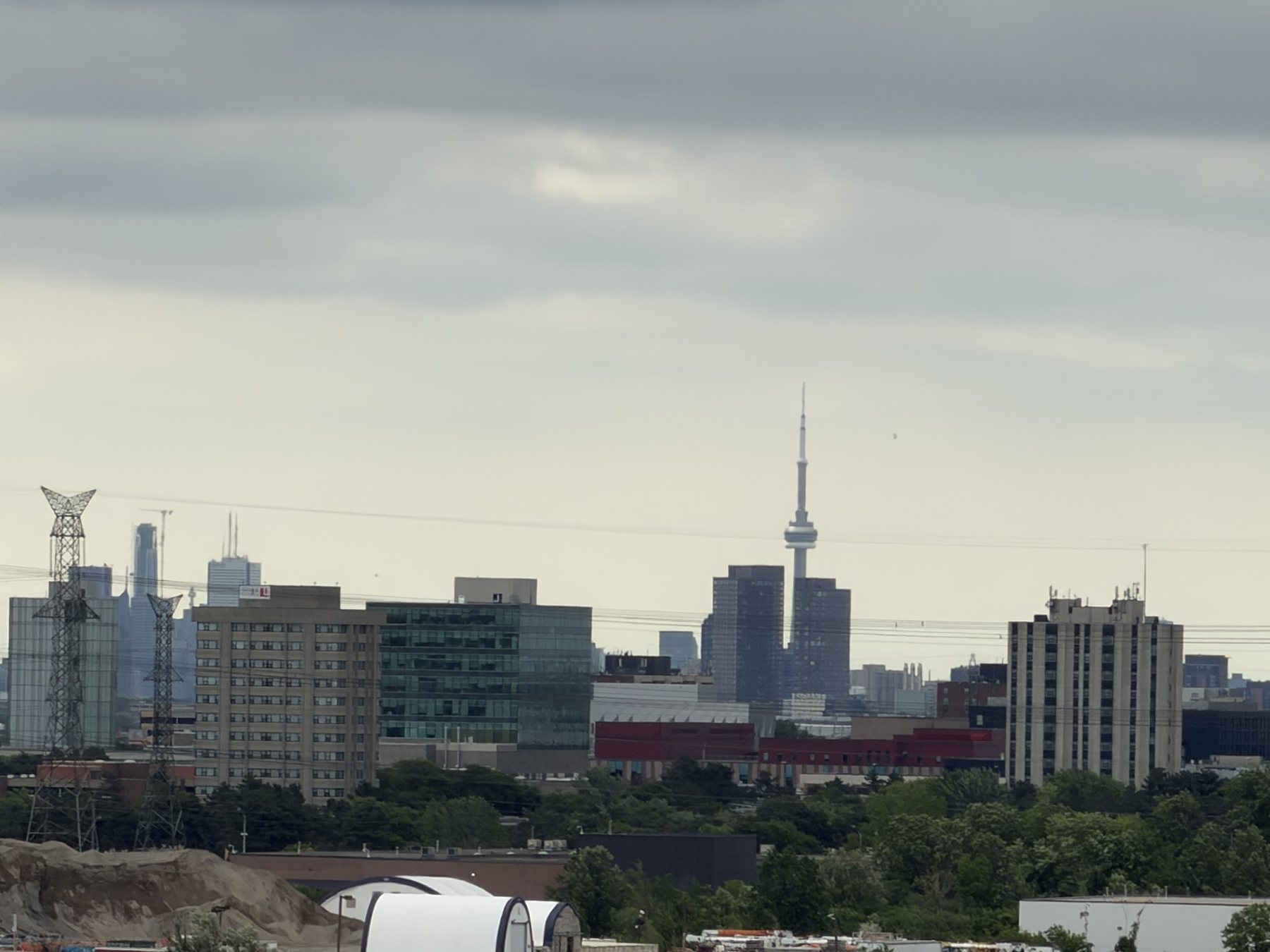 Balcony skyline view toward Toronto